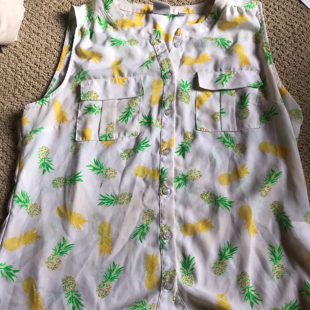 Pineapple tank top